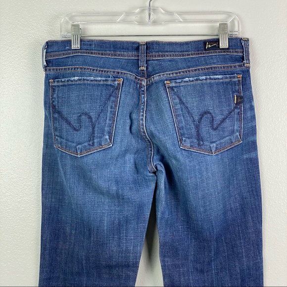 Citizens of Humanity | Ingrid #002 Low Waist Dark Wash Jean 30 - Picture 4 of 13